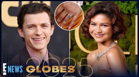 Zendaya Sparks Tom Holland ENGAGEMENT Rumors! | 2025 Golden Globes | E! News