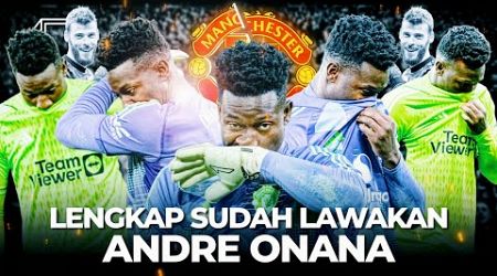 Saking Kocaknya Sampai Tangkap Bola di Dalam Gawang Pelongo Saat Digantungi! Momen Lawak Andre Onana