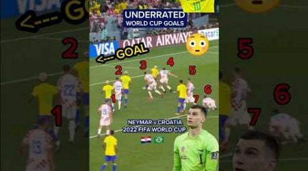 Unbelievable Neymar Goal Against Croatia | FIFA World Cup Magic! #fifaworldcup #shortsfeed #shorts