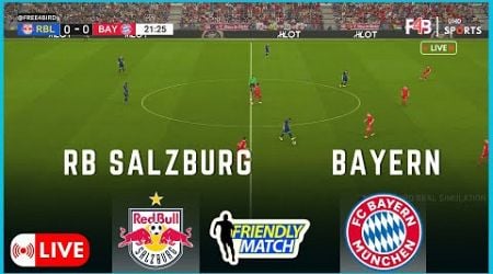 RB SALZBURG GEGEN BAYERN LIVE | FRIENDLY MATCH 24/25 | SIMULATION &amp; LIVE-ERGEBNIS #germany