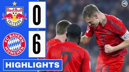 RB Salzburg vs Bayern Munchen (0-6) Extended Highlights &amp; All Goals | Club Friendlies | 2025