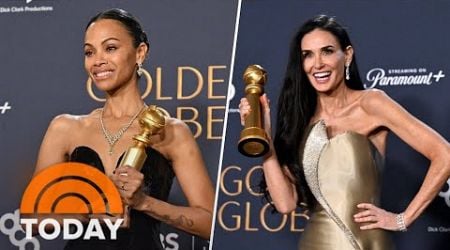 Golden Globes 2025: See winners, speeches, historic moments