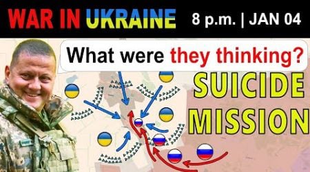 04 Jan: FASTEST 1-WAY TRIP. Desperate Russian MAD MAX ATTACK ENDS IN DISASTER. | War in Ukraine