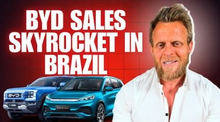 BYD&#39;s Electric Car sales in Brazil go ballistic with 328% growth