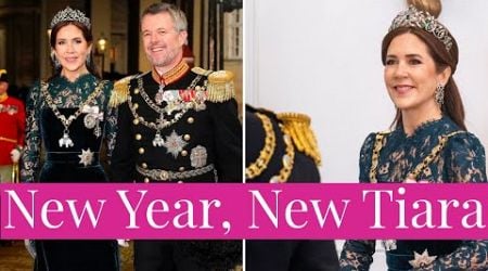 Queen Mary Debuts Danish Emerald Tiara &amp; Parure from the Danish Crown Jewels at New Year&#39;s Gala