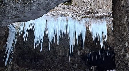 Winter magic under the rails in central Slovakia