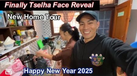 Finally Tselha Face Reveal || Happy New Year 2025 || Our Home Tour || Tibetan vlogger || New video