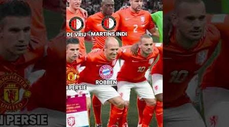 Squad Netherland Vs Argentina FIFA World Cup 2014 I Players Club #netherlands #duniabola