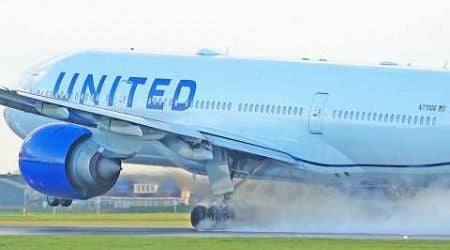 4K | WET WINTERTIME Planespotting at Amsterdam Airport Schiphol [EHAM/AMS]