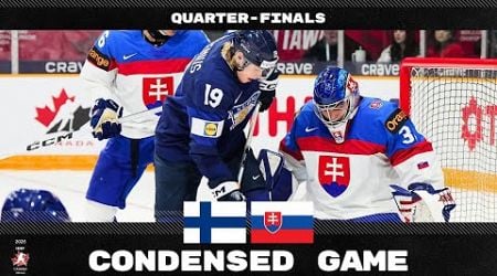 Finland vs Slovakia Condensed Game | 2025 #WorldJuniors