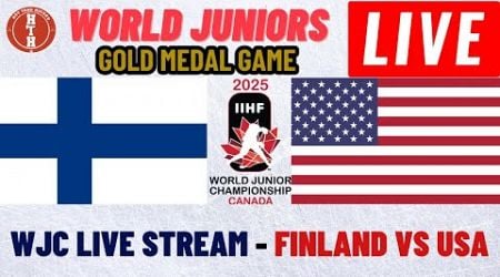 Finland vs USA Gold Medal Game Live Stream | World Juniors Championship 2025 | WJC Coverage + Chat