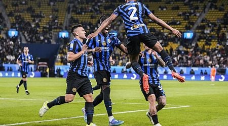 Inter extend dominance over Atalanta with 2-0 win in Italian Super Cup semifinals in Saudi Arabia