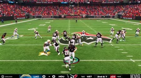 Madden NFL 25 - Los Angeles Chargers vs Houston Texans - Gameplay (PS5 UHD) [4K60FPS]