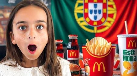 ON TESTE MC DO AU PORTUGAL ! (il y a des trucs INCROYABLES..)