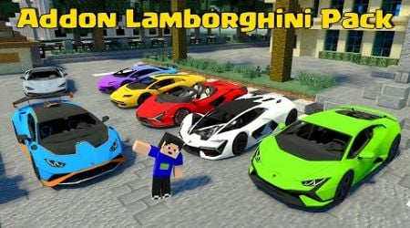 ADDON MOBIL LAMBORGHINI LENGKAP DAN KEREN DI MCPE