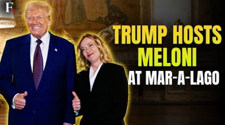 Italy&#39;s PM Meloni Meets Trump In Florida Ahead of Joe Biden&#39;s Rome Visit