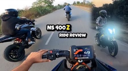 BAJAJ PULSER NS400 Z RIDE REVIEW | Duke 390 vs NS 400