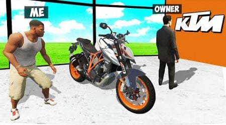 Stealing EVERY KTM SUPER BIKES in GTA 5!