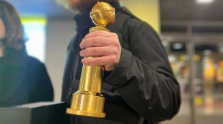 Video: Golden Globe delivered to Latvia