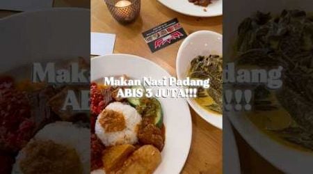 Makan nasi padang abis 3 JUTA!!! #nasipadang #belanda #netherlands #foodvlogger #livingabroad