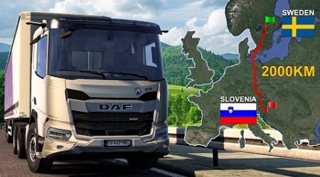 ETS2 Fastest Delivery in - SWEDEN to SLOVENIA (Orebro to Novo Mesto) | Euro Truck Simulator 2