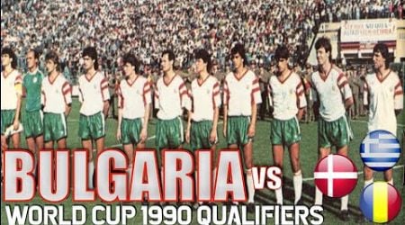 BULGARIA World Cup 1990 Qualification All Matches Highlights | Road to Italy