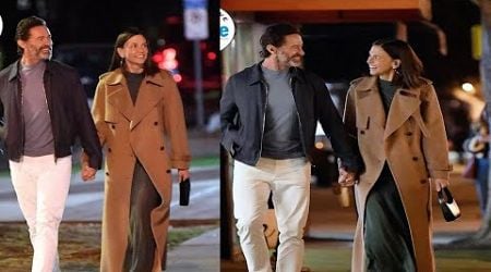 Hugh Jackman and Sutton Foster Step Out Hand-in-Hand for Dinner Date in L.A.