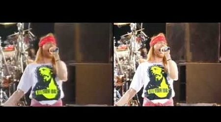 Guns N&#39; Roses - Live At The Freddie Mercury Tribute Concert (Source Sync/Comparison)