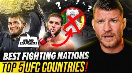 BISPING: UFC&#39;s Top 5 Countries that make Champions | Khabib vs McGregor FEUD AGAIN