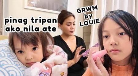 NAG GRWM MAG-ISA SI LOUIE! MAY FUTURE MAGING VLOGGER ITONG BATANG TO! | AustriaFamilyVlogs