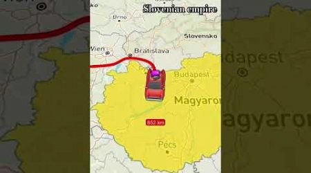 Slovanian empire #geography #map #europe #edit #slovenia