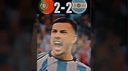 Argentina vs Portugal #football #match #shortsfeed #shorts #youtubeshorts