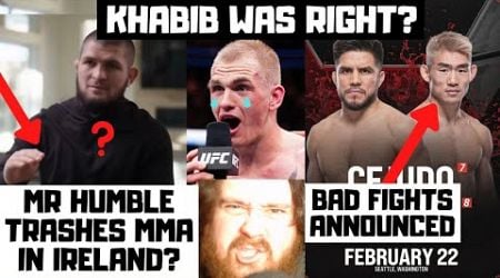 Khabib TRASHES Irish MMA? Edwards vs JDM? Cejudo vs Song? Font vs Cruz? MMA News Reaction