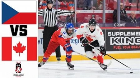 CZECHIA VS CANADA HIGHLIGHTS QUARTERFINALS IIHF WORLD JUNIOR CHAMPIONSHIP 2025