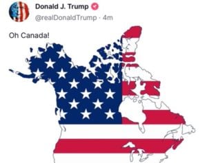 Canuckistan: Trump eyes starting three wars in N. America for Manifest Destiny