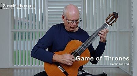 Fingerstyle Game of Thrones Theme: A Beautiful Classical Guitar Cover by Soren Madsen