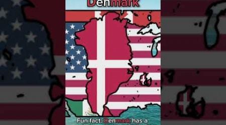 Real size of Denmark #mapper #denmark #mapper #geography