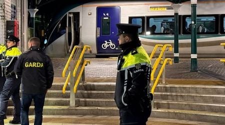 Man arrested after report of a male passenger with a firearm onboard train in Connolly Station