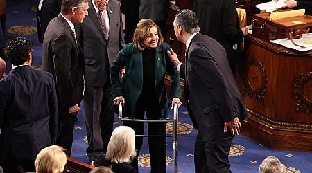 Fake Video Shared of Nancy Pelosi Falling While Using Walker on House Floor