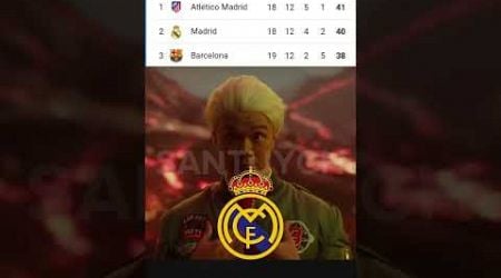 KONDISI LALIGA SEKARANG!#realmadrid #barcelona #atleticomadrid #memes