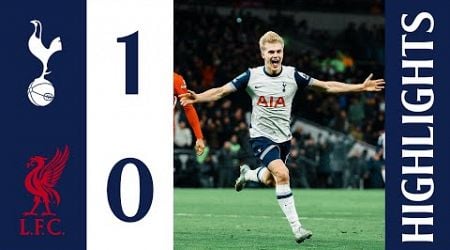 Tottenham Hotspur 1-0 Liverpool | Carabao Cup Highlights | Bergvall settles semi-final first leg!