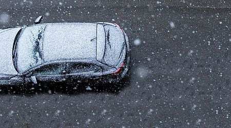 Another morning of slippery roads in Latvia