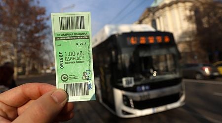 Green ticket for public transport in Sofia for two days due to dirty air