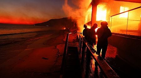 Los Angeles wildfires: At least five dead as overwhelmed firefighters struggle to contain flames