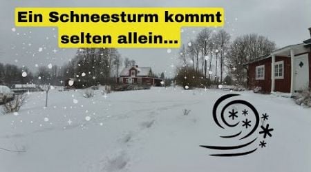 Ein Schneesturm kommt selten allein - und dann auch noch Eisregen!