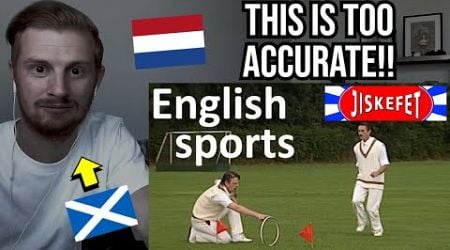 Reaction To Jiskifet - English Sports (Dutch Comedy)