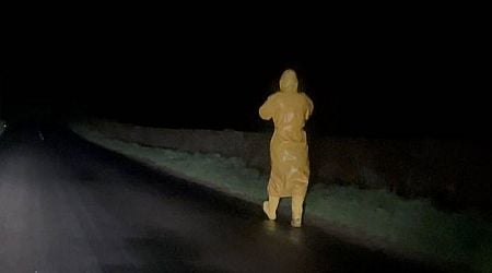 'Suspicious yellow man' wearing wig and mask spotted walking along rural Irish road in dead of night 