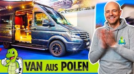 VAN mit VERSTECKTEM BETT &amp; BAD | Wohnmobil aus POLEN | WandererVan Magic Wolf