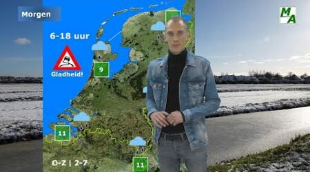 Tijdelijk winterweer op komst: zondag eerst sneeuw, gladheid en mogelijk plaatselijk ijzel