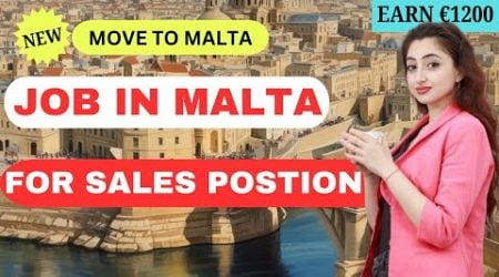 Job in Malta | Female Sales Associates needed | Join today